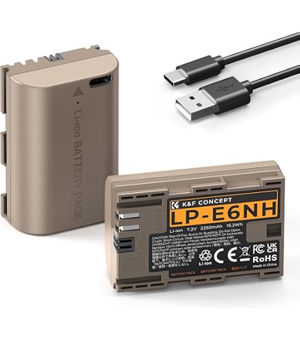 Amazon.com : Battery Pack for Canon EOS 6D, 6D Mark II, 6D MK II